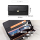 Sepholun (seefulun) soft cowhide long clutch new leather large capacity temperament wallet taro purple
