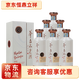 Moutai Moutai Vino No envejecido Preparación de botella de acero Vino/Vino de rocío/Siete estrellas 53 grados 500ml 1 botella de una sola botella Platino