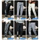 Playboy (PLAYBOY) pants for men's summer thin fashion brand ice silk feeling large size work trousers quick-drying exercise nine-point casual trousers 6618 black + 6629 meters white XL