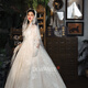Dearwhite Love White <Huayin> Vestido de novia de encaje de la industria pesada Textura de la novia francesa Vestido de compromiso Huayin 丨 S _165