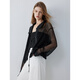 ELLE NEGRA GUSTA DE CUMPILACIÓN DE CUMPLACIÓN PARA MUJER 2025 Autumn New Style Diseño Top informal Top informal Black S