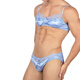 CD de ropa interior sexy para hombres Pseudo-Girls Big Guy, drag Bra, sexy tango de encaje de encaje medias de ropa interior misteriosa (sujetador + ropa interior) l (85a) 130-145Jin [Jin equivale a 0.5 kg] 166-178
