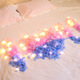 
Zi Jiafu simulated rose petal wedding table decoration hand-spreading flowers Valentine's Day proposal to create romantic wedding room decoration supplies color pack (about 100 pieces) petals