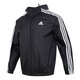Adidas Sports Set Men's 25 Spring Fitness Training Woven Breathable Hooded Jacket Jacket Football Sports Cat Pants IB0384+IB5012 M