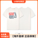 李维斯（Levi's）【日本直邮】Levi's夏季女士美式针织休闲印花短袖T恤A9276春夏休 粉色 XS