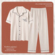 Pajamas Yalu Men's Summer Pure Cotton 2024 Nouveau pantalon à manches courtes Coton pur et taille Pure plus pour l'usure en plein air. JL691 Crown Blue M -110Jin [Jin est égal à 0,5 kg]