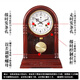 POLARIS Centenary Brand Retro Solid Wood Decorative Table Clock Brass Exquisite Signal Clock Copper Movement Dotted Time Pendulum Clock Mahogany Color