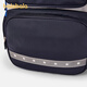 Balabala children's schoolbag for boys and girls backpacks for ridge protection and burden reduction comfort contrast letter embroidery fashion college blue tone 00488 150cm