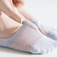 Yalu Socks Frauenbootsocken Sommer dünne Low -Top -Socken unglippelt nicht durchgesickertes leichter Mund Ins Trendy Invisible Socken 10 Farbe Hohlige Frauen unsichtbare Socken - zufällig 1 Paar