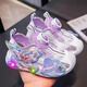 Heaacooa Kulomi Children's Sandals Girls Summer 2025 Nouvelle fille Baotou Sports Princesse Sandals Mid-Big Children's Éclairage Purple Aisha K869 27