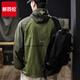 New Balance thin military green quick-drying ice silk sun protection clothing men's outdoor sun protection clothing new fishing jacket loose UV protection military green 3XL size suitable for 180-200Jin Jin equals 0.5 kg
