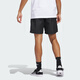 Adidas (adidas) clover Männerhose Frauenhose 2025 Herbst neue Sporthosen Ehepaar atmungsaktives Komfort Shorts JC7658/Schwarz/Weiß M