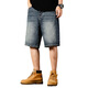 Rankdavid Light Luxus Neue Brand American Casual Retro Shorts Herren Sommer Lose großer Größe 2025 Neuem Stil Gebraucht 9926 Blau 28