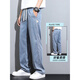 MUJI COM MUJI MISMO TIANSI JANS Jeans Summer Summer Fashion Fashion Fashion Fashion Fashion Fashion Silk Silk Seda de patas anchas 1048 Gray + 1048 Gray delgada M Recomendada 90-115Jin [Jin equivale a 0.5 kg]
