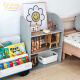 OUOETYTEAMSON FENDUOQI BABINA DE BEBENTES BARATA DE LABORACIÓN Niños Muebles Gabinete de almacenamiento Kindergarten Pink Jungle Adventure Silla de almacenamiento de 3 pisos TD-12799A