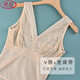 Langsha (Langsha) Base une pièce Base pour les femmes en été ultra-mince de style sans tampons thoraciques et le corps slim du corps et le justaucorps serré 1 morceau de style triangulaire (couleur de la peau) 3xl (adapté au poids 146-160jin [Jin est égal à 0,5 kg]))