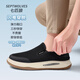 
Seven Wolves men's shoes summer mesh shoes breathable and odor-proof men's casual shoes one-foot pedaling shoes soft sole height-enhancing sports shoes black 9902 38