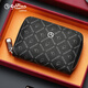 Jinlilai Neue Marke Printed Card Bag Herren Capacity Card Clip Light Luxury Mod Card Bag Herren Bank Card Bag Black