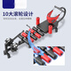 Cervical lumbar vertebrae stretcher spine traction artifact medical household heightening and longing fitness leg stand up soothing bed standard version/roller design + 4 U-shaped feet