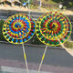 Buntes traditioneller Doppeldecker Old Peking Windmühle Kinderspielzeug im Freien Dekoration Aktivität Requisiten Scenic Street Stände kleiner Doppeldecker Old Peking Windmühle One