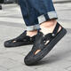 Spider King Großgröße Baotou Cave Schuhe Herren Sommer Anti-Rutsch-Anti-Odor Zwei-Wear Leder Sandalen Daddleder Ledersandalen ZT-867 Rotbraun 38