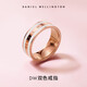 Daniel Wellington dw ring for women ceramic white + rose gold No. 52 couple ring birthday gift for girlfriend DW041