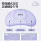 Outao children's pillow baby silicone pillow cloud pillow 1-3-6-15 years old special German cervical vertebra pillow artifact Outao 6D cloud series-purple double pillowcase OT/3 type recommended height 70-100cm