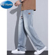 Sitio web oficial de A21FUNB Primavera y verano 2025 Spring and Summer Nuevo patrón de cielo estrellado Los jeans de mezclilla recta hacen