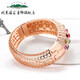 Excellent rose gold bracelet ins niche design high-end light luxury niche kaleidoscope exquisite honeycomb Mother's Day gift seven colors