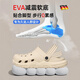 JCZS German operating room clogs thick-soled female doctors and nurses slippers EVA non-slip anti-odor outer wear 2025 new men's beige solid color mountaineering grade anti-slip | EVA non-stinky feet 38-39