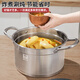 Cornbach soup pot thickened 304 stainless steel large capacity stew pot double-ear anti-scalding noodle pot 24cm induction cooker available