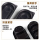 Nueva caja de almuerzo desechable Rectangular Japanese Box Box Caja de comida rápida Caja de comida de sushi Bento Partition SZ1049 Four-Grid con tapa 550ml 500 sets