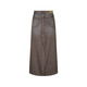 JNBY/Jiangnan Buyi 25 autumn new product skirt for women A-type soft and elastic cotton 5P7D13240 496/Blue Coffee M