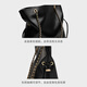 CHARLES&KEITH25秋季新品大容量柔软抽绳链条福袋包托特包包女包CK2-20782654 Black黑色 L