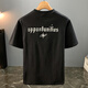 DK2025 Neues gestickte Kurzärärmel-T-Shirt für Männer Sommer weiß dünn einfaches T-Shirt Soft Casual halbärmelige Top White 6 Printed JSW9923 M