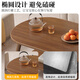 Shanshan wooden art coffee table living room simple coffee table small apartment side table tea table Nordic side table balcony mini table