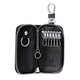 Playboy (Playboy) Bag de llave para hombres Mini Door Door Capacidad universal Capacidad universal Bolsa de almacenamiento multifuncional T7300981 Negro [Caca de vaca de dos capas]
