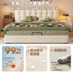 Pashaman fabric bed cream style high-end master bedroom double bed light luxury bedroom soft bag 1.8m large bed 5024CF [beech whole rack rib skeleton] Single bed 1500mm*2000mm pneumatic storage