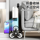
Yonghuan grocery shopping cart folding trailer express light pulling cart portable pulling cart shopping cart L3881A medium size (X30L hooked warm gray