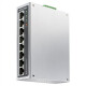 TPLINKTL-SG2008工业级交换机 8口千兆WEB网管导轨和壁挂安装 TL-P12200A 电源适配器12V2A