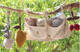 Tragen von Katzenbabys Crib reines Baumwoll am Krankenbett Aufbewahrung Hangsack Wickelbeutel Kinderwagen Hanging Bag Aufbewahrungstasche Kinderbett Aufbewahrung Hängende Beutel Orange Hanging Bag Spot