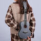 Andrew (ANDREW) ADL ukulele beginner entry-level student 23-inch ukulele children's veneer small guitar blue 23-inch full peach blossom core blue lover + gift bag + plus