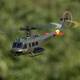 
RHSKY remote control helicopter UH-1 Huey is like a real model aircraft intelligent height-fixed children's toys with fall resistance C032 optical flow positioning Vietnam classic green - one-click back flight - intelligent hover standard single battery