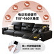 ddc Italian minimalist leather sofa 2.66M large three-person seat (zero against the wall and lifting legs single function) 9227y-22