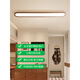 Grand View Garden (DGY) corridor led ceiling lights in the middle style long modern simple entrance cloakroom balcony lamp U263 3892-80cm-walnut color-Wuji