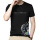 ARMANIBR阿玛尼夏季 冰丝棉短袖T恤男200斤大码半袖男士简约 AM756白色 M 90-120斤