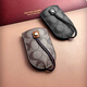 La nueva bolsa de llave multifunción para hombres y mujeres de Luyide, bolsa de llave de coches de cuero retro de moda, bolsa de almacenamiento de control remoto, hebilla de llave, brown_tea + stubrup hebilla