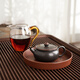 CLCEY Qinzhou Nixing pottery teapot Yuanbao pot Mingjia pure handmade original ore purple pottery household teapot tea set hammer pattern teapot 12182 130ml