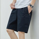 
Lilang summer shorts men's pure cotton solid color casual pants outside wearing men's loose simple five-point pants men's pants 9215 light green M