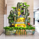 Large rockery fountain flowing water hotel office villa courtyard balcony club Fengshui rotund fish pond fortune landscape 686 large rockery [long 155* width 89* height 160c